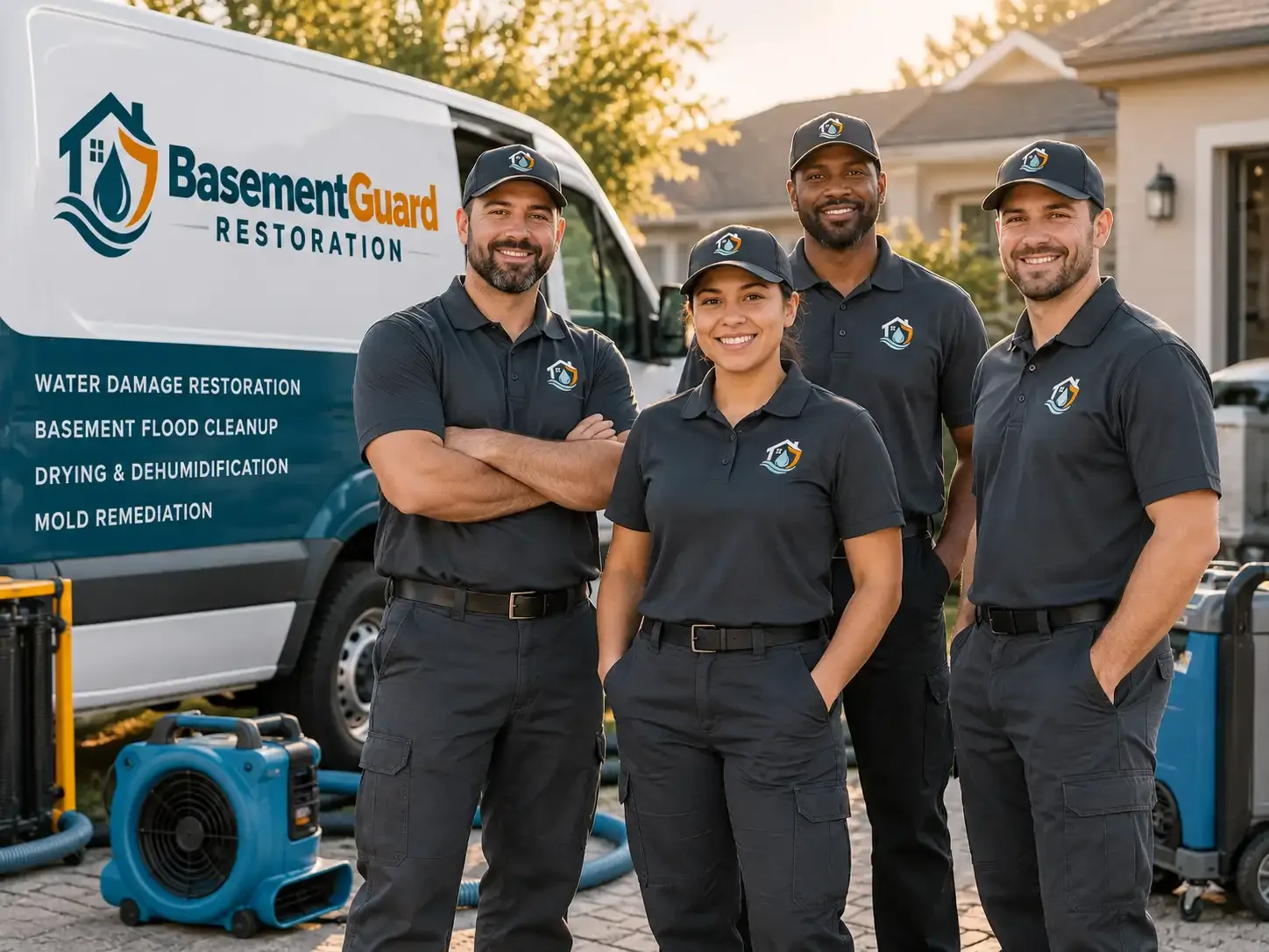 Basement Water Damage Restoration company in Lidderdale, IA